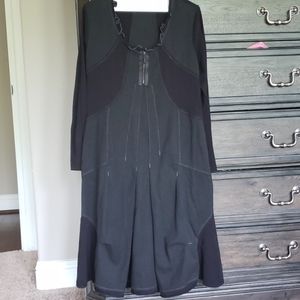 Mixed Media Artsy Lagenlook Boho Dress